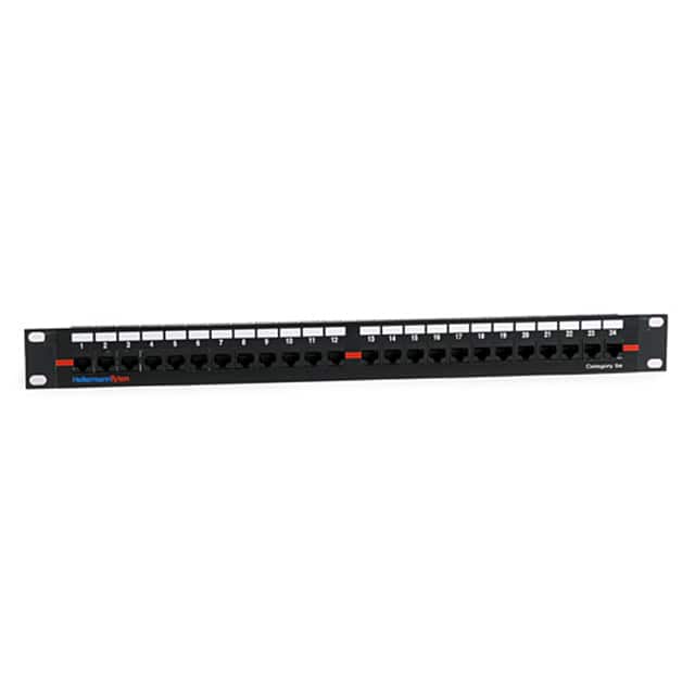PP110C5E24JJ CAT 5E JACK-JACK 24 PORT PATCH P