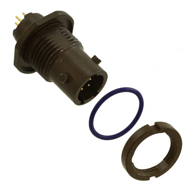 MKJ3C7W6-4BN CONN RCPT MALE 4POS GOLD SOLDER