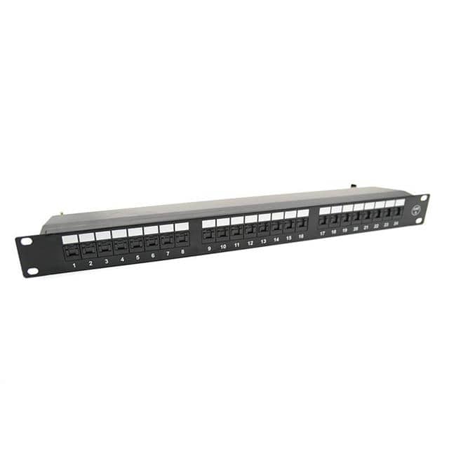 PP-C6U8SRK24 1U, 24 PORT CAT6 NETWORK PATCH P