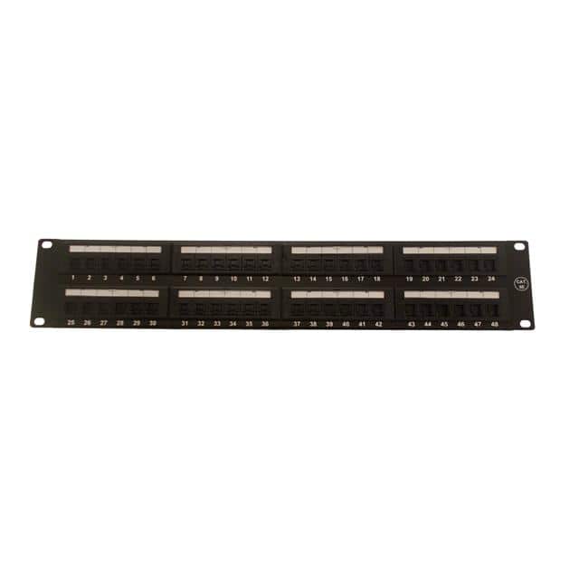 PP-C5U8SLD48 2U, 48 PORT CAT6 NETWORK PATCH P