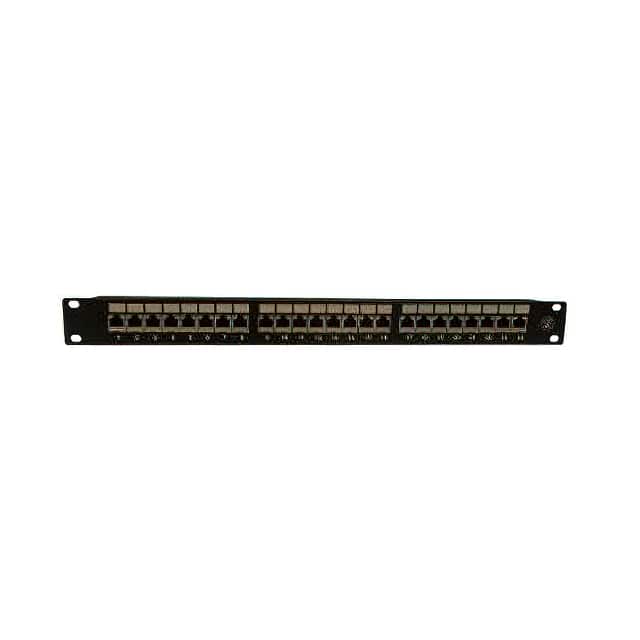PP-C6AU8SRK24 1U, 24 PORT CAT6A NETWORK PATCH