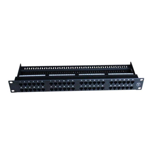 PP-C6U81UD48-V 1U, 48 PORT CAT6 NETWORK PATCH P