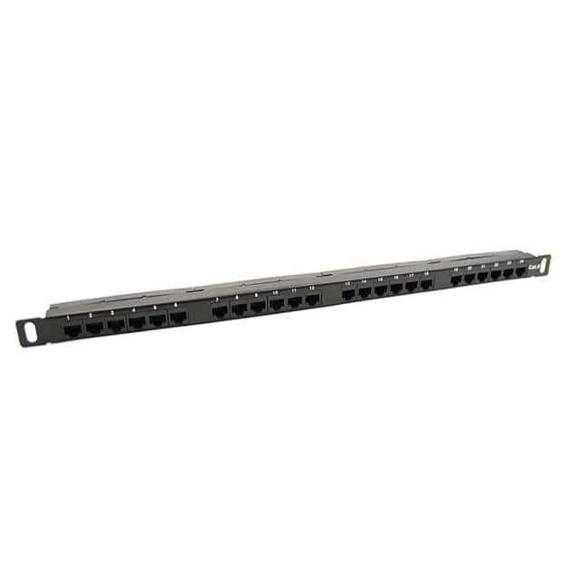 PP-C6U8HUD24-V 0.5U, 24 PORT CAT6 NETWORK PATCH