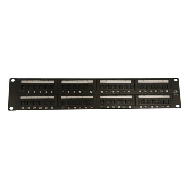 PP-C6AU8SPD48 2U, 48 PORT CAT6A NETWORK PATCH