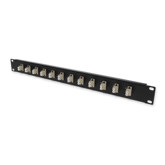 C-2PNLP-12LCD Panel Plate with 12 LC Duplex Co