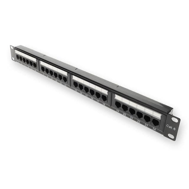C-PPST-24P110C6 19-inch Cat6 24-Port Straight Pa
