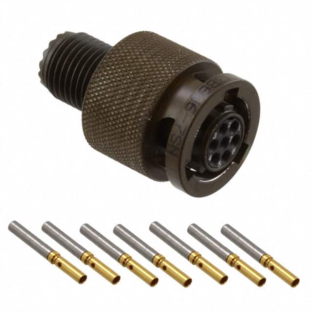 MKJ3B6W6-7SN CONN PLUG FMALE 7POS GOLD CRIMP