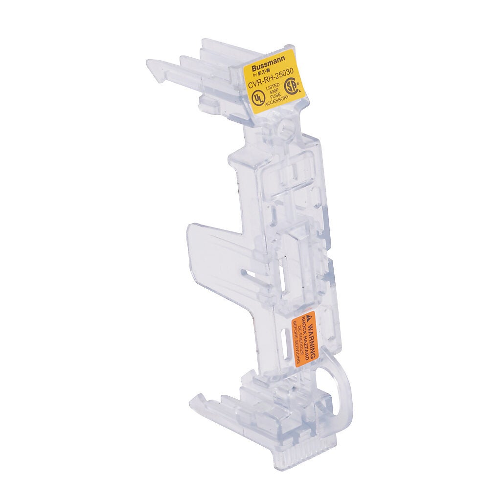 CVR-RH-25030 Fuse cover for Class R fuse holders. Part of the CVR-RH series from Eaton - Electronics Division.
