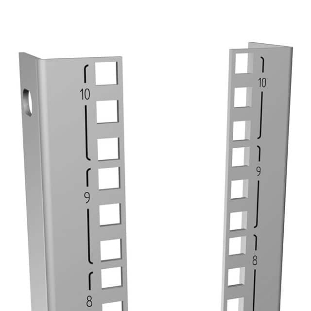 C4PR2442SZPL 24U EIA SQUARE HOLE RAILS PAIR