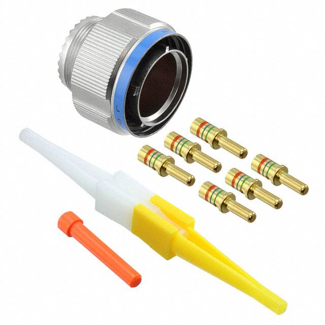 D38999/26FE6PN CONN PLUG MALE 6POS GOLD CRIMP