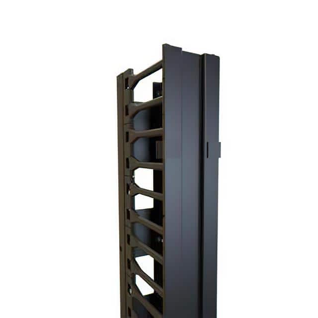 C4VFMC3044UBK 44U VERT FINGER MGR W/ COVER