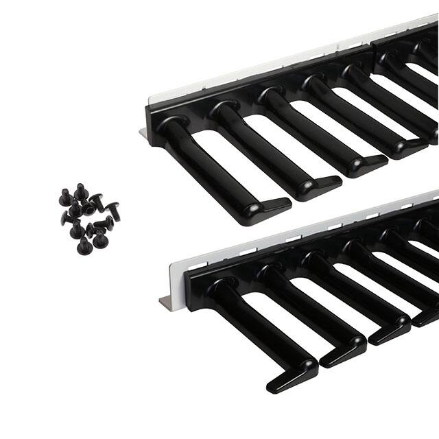 D12FBW 42RU FINGER BRACKET KIT, WHITE