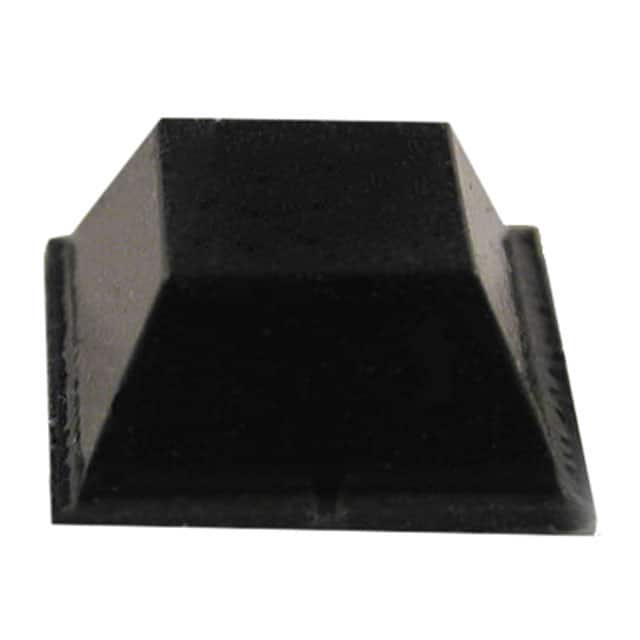 1421T3 FEET RUBBER .5" X .23" BLK 1=24