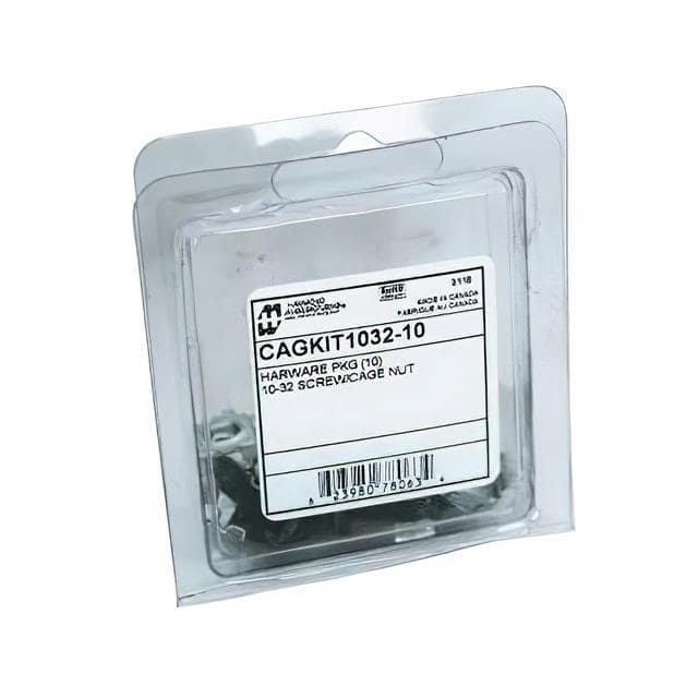 CAGKIT1032-10 10 PKG 10-32 CAGE NUT SCREW KIT