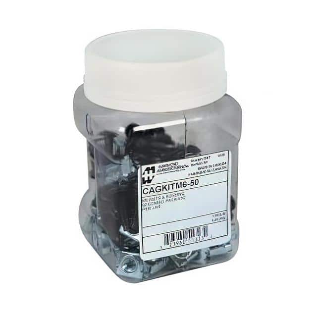 CAGKITM6-50 50PK M6 CAGNUTS & SCREWS