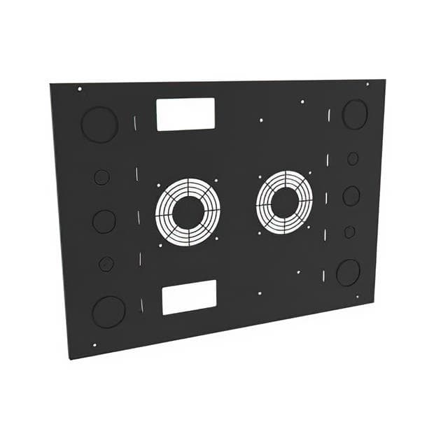 SDC9UCFP 9U SDC CONDUIT/FAN PANEL