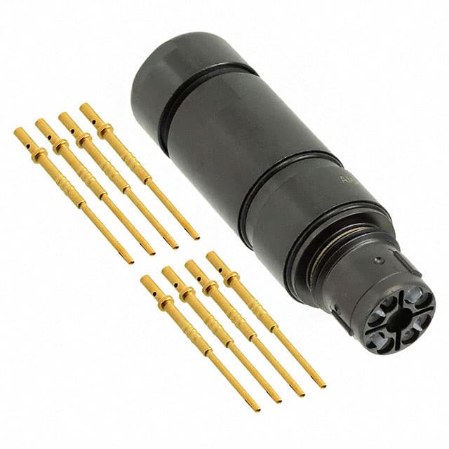 UCOM-10G+ LCBGA CONN RCPT FMALE 8POS GOLD CRIMP