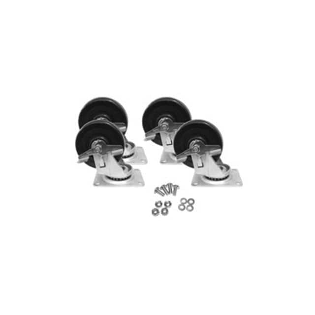 1425D CASTERS SWIVEL 4" W/ BREAKS