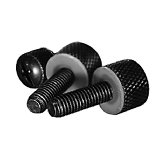 1421TS100BK THUMB SCRW KNOB COM 10-32 100/PK