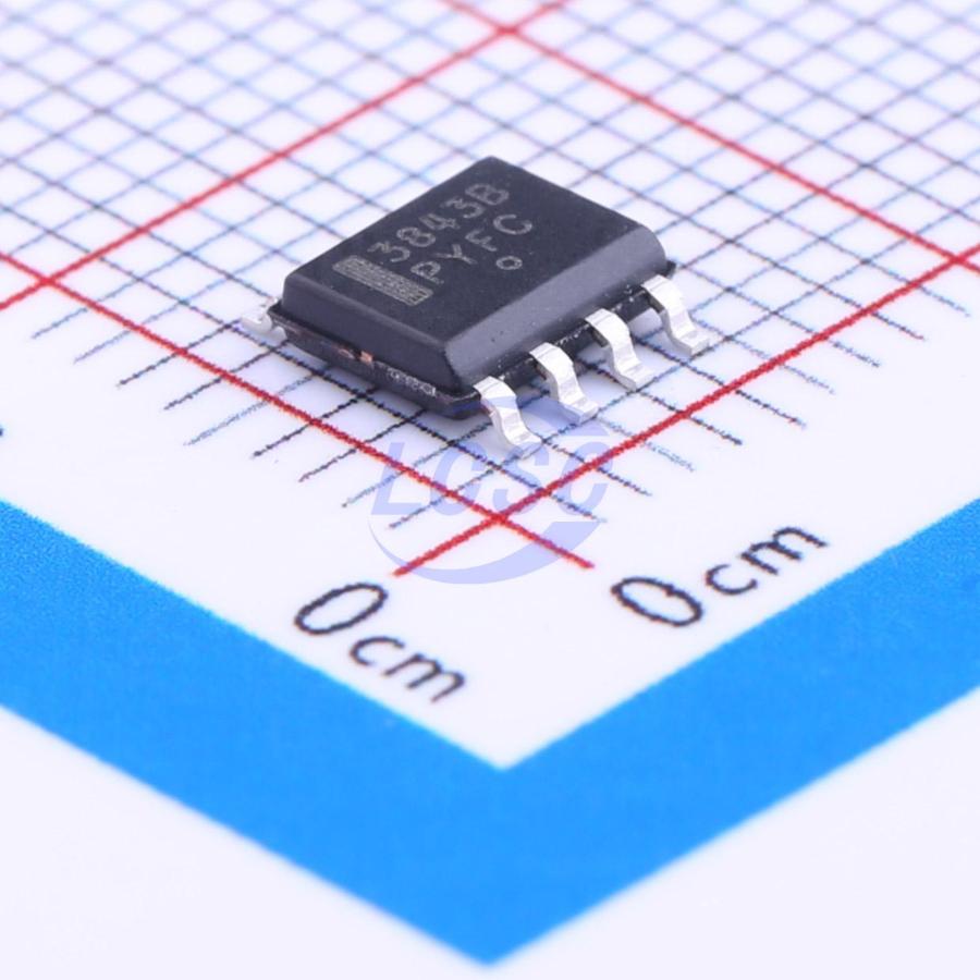 UC3843BD1G The onsemi UC3843BD1G is a high-performance current mode controller designed for DC-DC and Off-Line converter applications. It operates at a fixed frequency with precise duty cycle control.