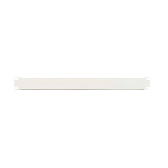 PBFS19001WH 1U FLANGED STEEL PANEL WHITE