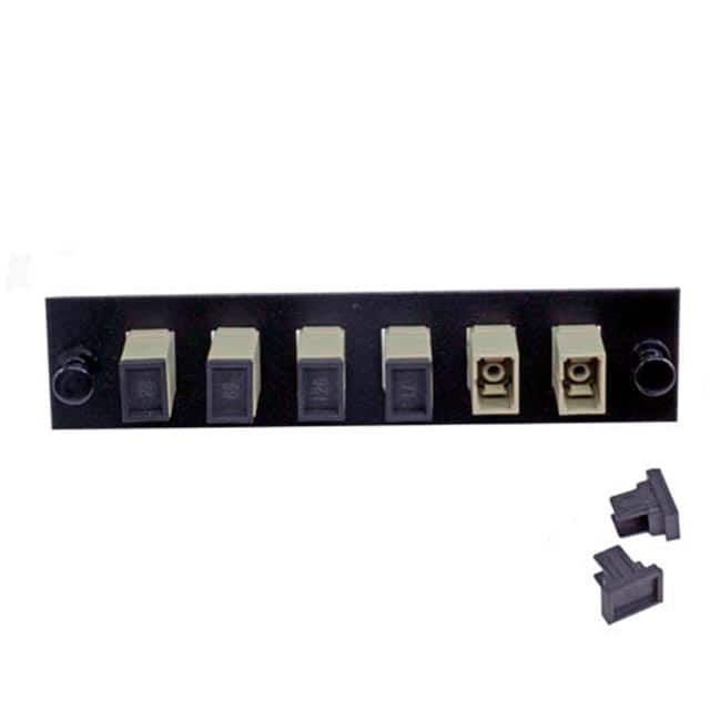 F1-SC6IBKMUL ADAPTER PANEL 6PK LOADED BL ALUM