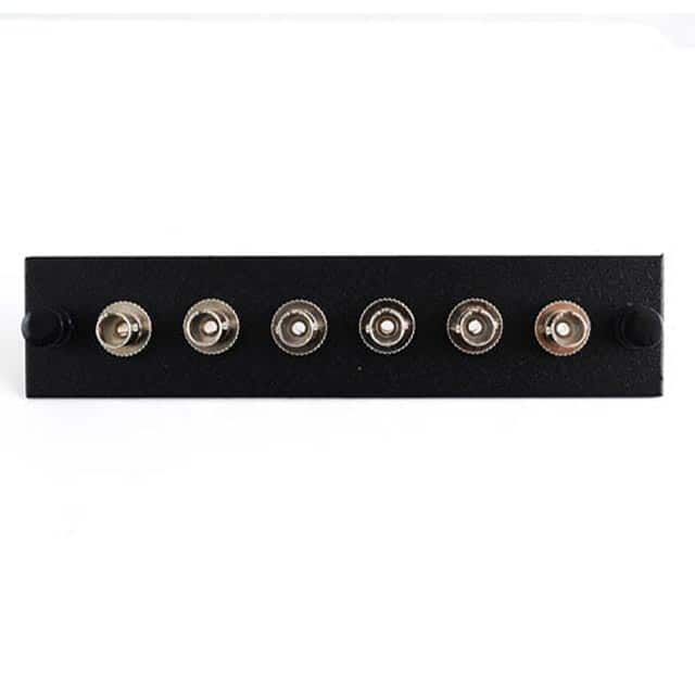 F1-ST6BKMUL ADAPTER PANEL 6PK LOADED BL ALUM