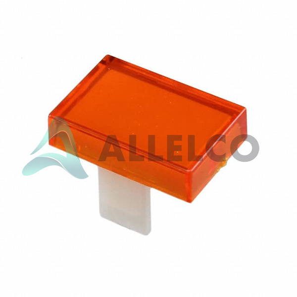 31-901.3 The EAO 31-901.3 is an illuminated pushbutton cap designed for the 31 Series. It features a rectangular shape and orange color.
