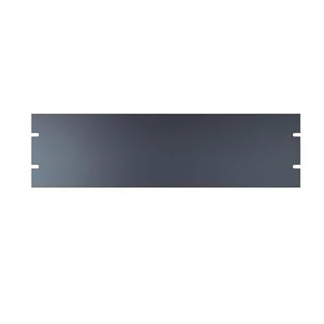 PBPS19005BK 3U FLAT STEEL RACK PANEL
