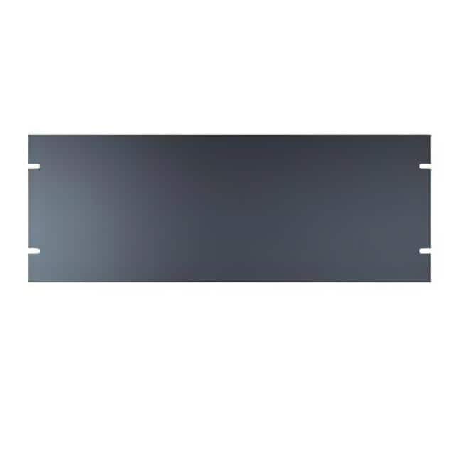 PBPS19007BK 4U FLAT STEEL RACK PANEL
