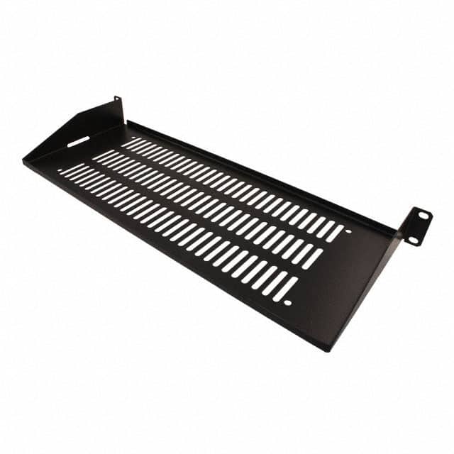 RASV190107UBK1 SHELF FIXED 7X17.5X1.72" BLACK