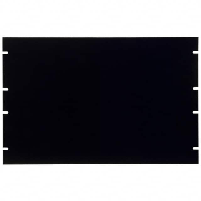 PBPA19012BK2 PANEL FRONT 19X12.2X0.13" BLACK
