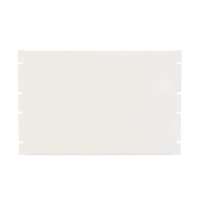 PBFS19012WH 7U FLANGED STEEL PANEL WHITE