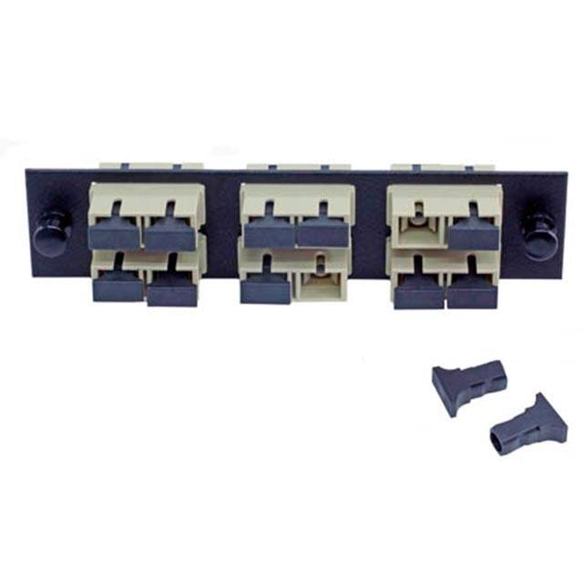 F1-SC6DBKMUL ADAPTER PANEL 6PK LOADED BL ALUM