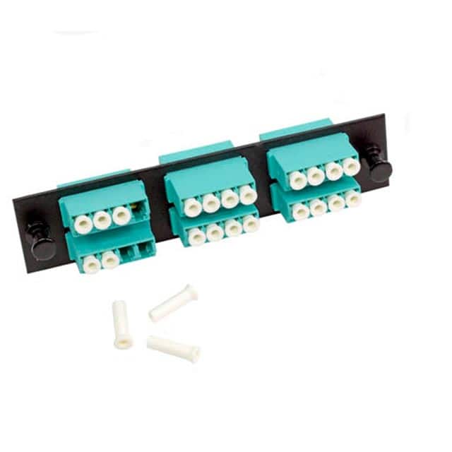 F1-LC24AQBLKUL ADAPTER PANEL 6PK LOADED BL ALUM