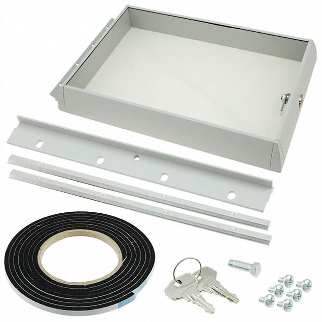 3751310 RC FRONT DOOR W/GLASS 4U/1/2-19"