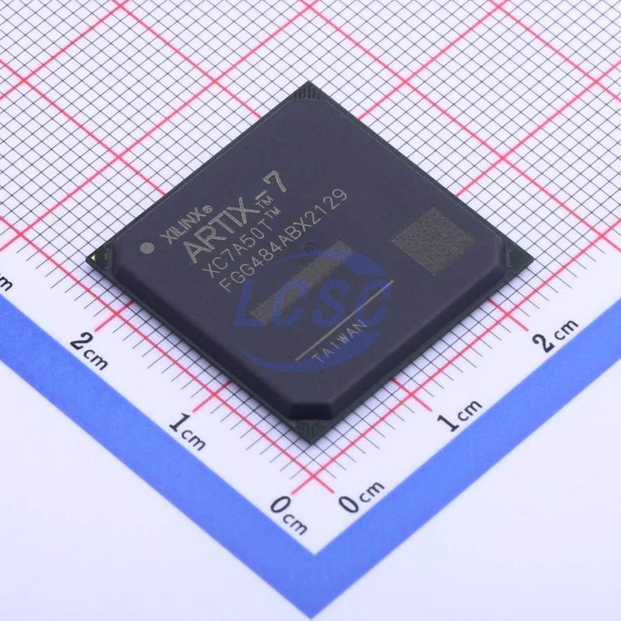 XC7A50T-2FGG484I The Advanced Micro Devices XC7A50T-2FGG484I is an FPGA with 52160 logic elements and 250 I/O pins. It operates within a temperature range of -40°C to 100°C (TJ).