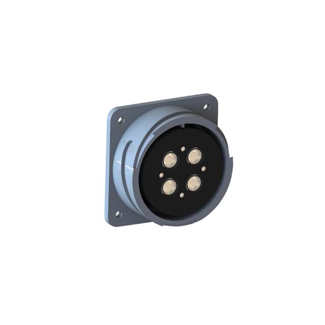 PXP9012/08/S RCPT FLANGE MNT 8POS W/SKT