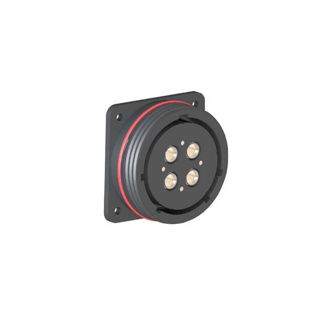 PXP9052/08/S RCPT FLANGE MNT 8POS W/SKT