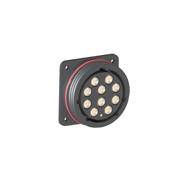 PXP9052/11/S RCPT FLANGE MNT 11POS W/SKT