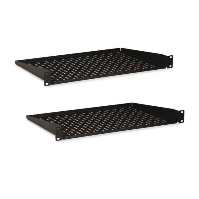 1906-3-221-01 1U 12" VENTED COMPONENT SHELF (2