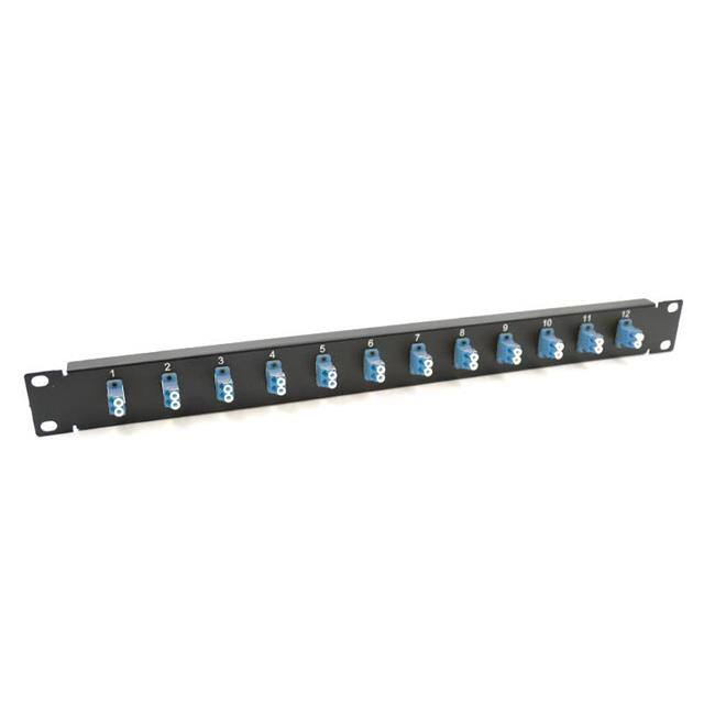 FT-1RU12-LC-B 1U-12-PORT-ADAPTER-PLATE-12-LC-B