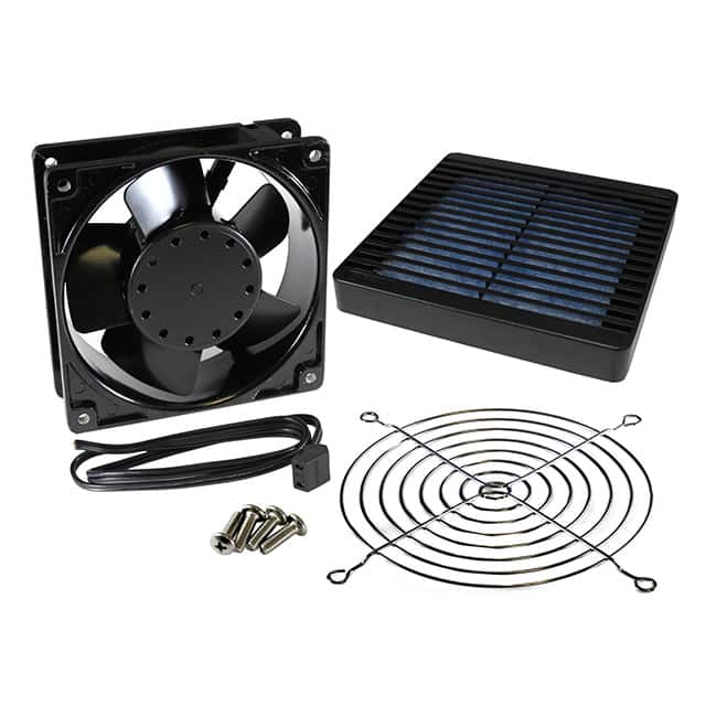 DNFF080BK230 FAN KIT 80MM BLACK 230VAC 5PCS