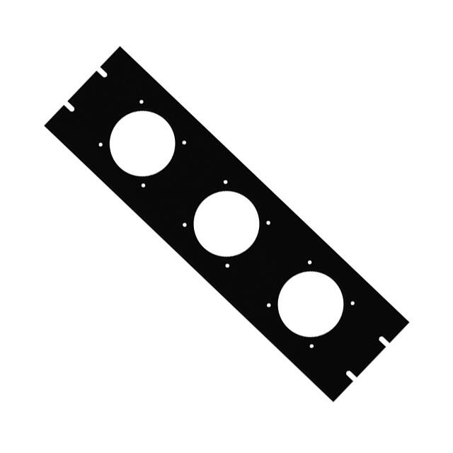 PPFP190803BK1 FAN PANEL ASSEMBLY W/3 HOLES