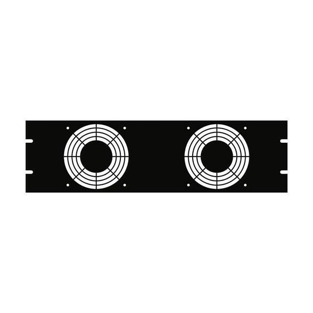 PPGP191202BK1 FAN PANEL GRILL 19" RACK MOUNT