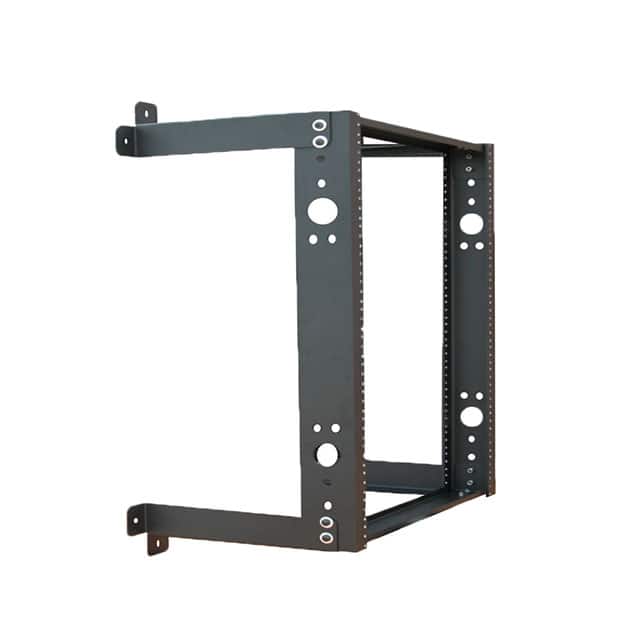 WR1928-16-02 WALL RACK 16 UNIT 3' X 12"D BLK