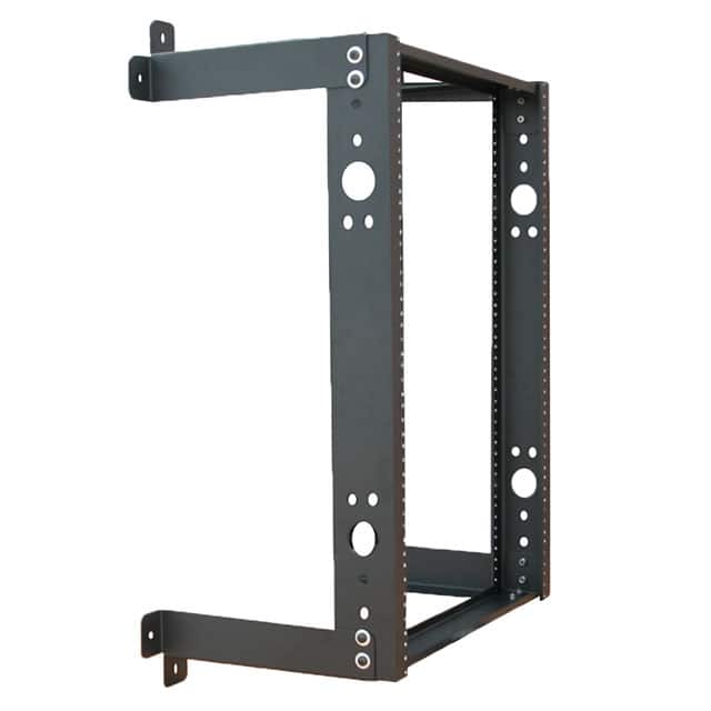 WR1935-20-02 WALL RACK 20 UNIT 3' X 12"D BLK