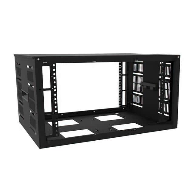 SDC246U17BK 6U 24W 17.5D MULTI-USE CABINET
