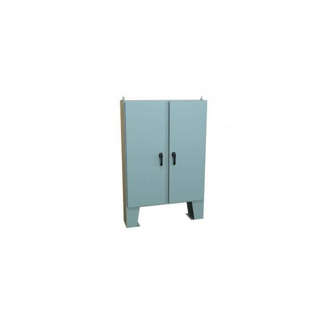 HN4FM606012 N4 3-PT DBL DOOR FLOORMOUNT