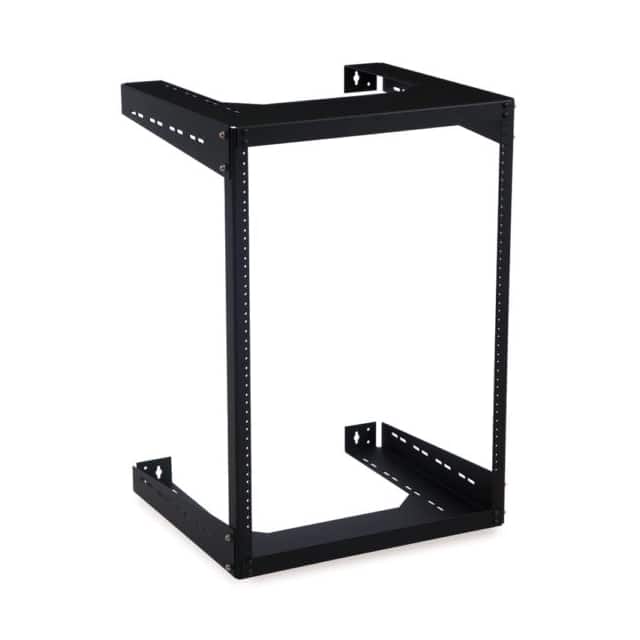 1915-3-500-15 RACK OPN STL 20.04"LX18.1"W BLK